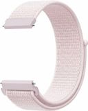 By Qubix - Sport Loop Nylon Bandje voor Garmin Vivomove 3 / HR / Luxe / Sport / Style / Trend - Lichtroze - 20mm