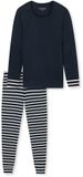 Schiesser Pyjama lang Dames Pyjamaset - nachtblauw - Maat 4XL