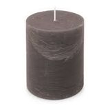 Spaas Kaars rustiek d7h7 cm donkerblauw