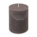 Spaas Kaars rustiek d7h7 cm donkerblauw
