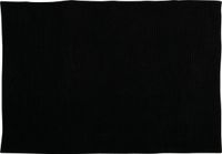 MSV Chenille Badmat - Zwart - 50 x 80 cm