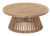 MUST Living Ronde Salontafel Lily Teakhout, Ø75cm - Naturel