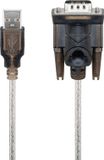 Goobay USB-to-Serial Adapter, transparent 1.5 m