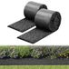 VEVOR Onkruiddoek voor de tuin, 2 rollen, 356 x 14 cm, permanent, van rubber, met haringen, voor landschapsarchitectuur