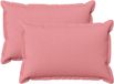 vidaXL - Kussensloop - 2 stuks - Roze - 50 x 70 cm