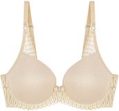 Triumph Aura Spotlight WHP Kanten bh met beugel - Stevige spacer bh met vulling - Zwart en creme - 80B