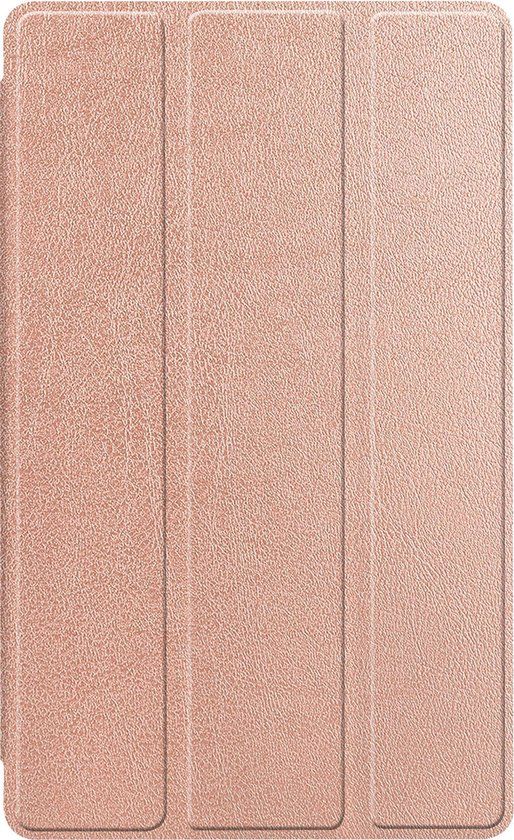 Hoesje voor Samsung Galaxy Tab A7 Lite - Tri-fold - Rose goud