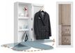 Armoire à repasser avec miroir, pliable, 95,5 x 35,5 x 21 cm, blanc
