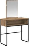 vidaXL - Kaptafel - Artisanaal - eiken - 81 x 40 x 131 cm - Bewerkt hout