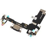 GSMnet Apple Bande avec Connecteur de Charge - Microphone iPhone 15, Noir