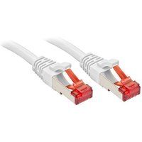 Lindy - Verbindingskabel - RJ-45 (M) naar RJ-45 (M) - 10 m - SFTP, PiMF - CAT 6 - gevormd, zonder haken - wit