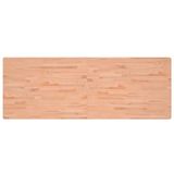 vidaXL Bureaublad 150x55x2,5 cm massief beukenhout