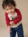 VERTBAUDET Babyjongensshirt met kerstprint rood