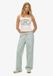 Superdry Elastische broek van gestreept biologisch katoen - Dames - Peppermint Chalk Stripe