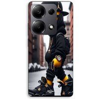 Maniacase Coque Pour Xiaomi Redmi Note 13 Pro 4G Simpson Bart Jordan