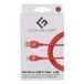 USB-C FLOATING GRIP USB-C kabel rood 0.5M
