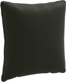 vidaXL Rugkussen PUTTEN 100% Polyester Zwart 40 x 40 x 15 cm
