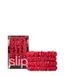 Icecat Slip Pure Silk Skinny Scrunchies Rouge Élastique pour cheveux