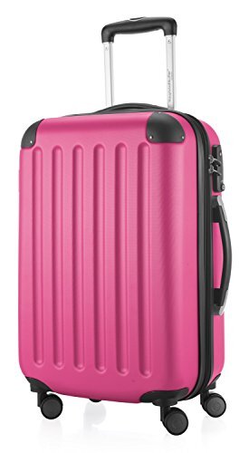 Hauptstadtkoffer - SPREE - Koffer handbagage hard case trolley uitbreidbaar, TSA, 4 wielen, 55 cm, 42 liter, magenta