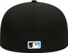 new era Miami Marlins Fitted Cap Black Cap Maat : 7/1.4