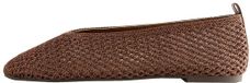 Next - Dames - Forever Comfort® gehaakte ballerina's met hoge wreef - Brons
