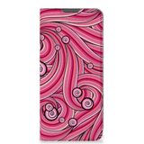 B2Ctelecom Motorola Moto G22 | Bookcase | Swirl Pink