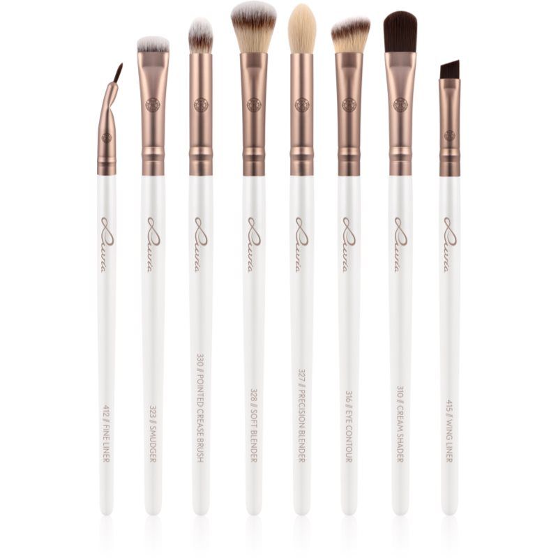 Luvia Cosmetics Luvia Eye Brush Set All Eye Want Eyeshadow Makeup Brush Set Perfect Blending & Application 8 Vegan Cosmetic Brushes