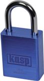 Kasp K14040BLUD Hangslot 38 mm Verschillend sluitend Blauw