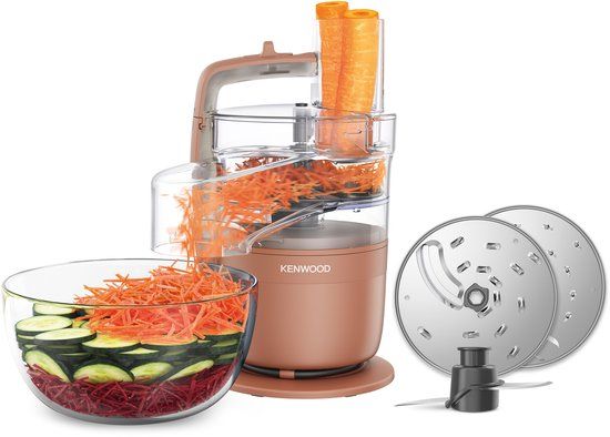 Kenwood MultiPro Go FDP23.140RD Foodprocessor - Red Clay