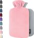 Warmwaterkruik Qomfor Warmwaterkruik met Fleece Hoes - Roze - 1.8L