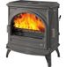 Godin Poêle à bois fonte 9kW PETIT CARVIN anthracite - 366106ANTHRACITE