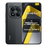 XIAOMI POCO M8 Pro Smartphone 12+512GB Black 6500mAh(typ) Battery | 6.83" CrystalRes 1.5K AMOLED Display, Snapdragon® 7s Gen 4, 50Mp Light Fusion 800 with OIS, IP68 Dust and Water Resistance