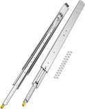 VEVOR 1 paar ladegeleiders met volledig uittrekbaar, 1219 mm, 226 kg draagkracht, ladegeleiders, dubbel vergrendelingsontwerp, zijdelings gemonteerde telescopische rails voor planken, kasten