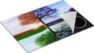 Chefcare Inductie Beschermer Vier Seizoenen Boom - 75x55 cm - Multicolor