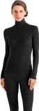 Hanro Woolen Silk Dames Coltrui Zwart XL