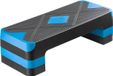 Plateforme d'entraînement aérobique avec hauteur réglable, appareil d'entraînement avec 4 rehausses, bleu