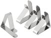 GastroMax Food Service Tafelkleed Clips-Pack van 4, Multi