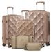 Chariot Ensemble de valises - 5 pièces avec doubles roues - M-L-XL