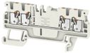 Weidmüller 2534420000 Borne 3.5 mm Ressort à pince Gris clair 100 pièce(s) Pièce