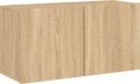 Sonoma Eikenkleurig meuble TV mural 80x30x41 cm