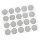 Adsamm® / 20 x afdekdoppen | Ø 1,3 cm Ø 0,51\" | grijs licht | rond | 0,45 mm dunne, zelfklevende meubelpatches van Adsamm®