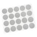 Adsamm® / 20 x afdekdoppen | Ø 1,3 cm Ø 0,51\" | grijs licht | rond | 0,45 mm dunne, zelfklevende meubelpatches van Adsamm®