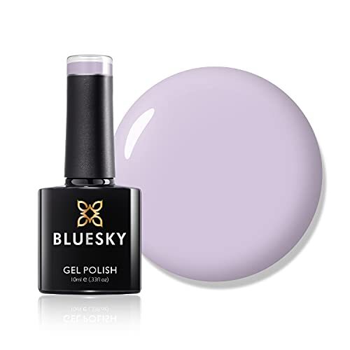 Blue Sky Gel Polish, Just a Ride, SS2001, gel oplosbare nagellak, paars, pastel, bleek, nude, 10 ml