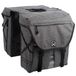 Willex Fietstassen 1200 - 20L - Antraciet - Dubbele fietstas - Achter - Polyester - Waterafstotend - Inclusief regenhoes