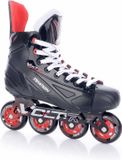 Tempish Volt-R Patins à roulettes - Rouge - Unisexe - Taille 43 - Hardboot - Châssis en aluminium - Roues de 80 mm