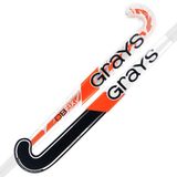 Grays DB9Xi Dynabow Senior Indoor Hockeystick Wit/Oranje/Zilver 36.5 Inch