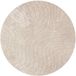 vidaXL Palmeras Beige Rond Vloerkleed Polyester Ø 200 cm