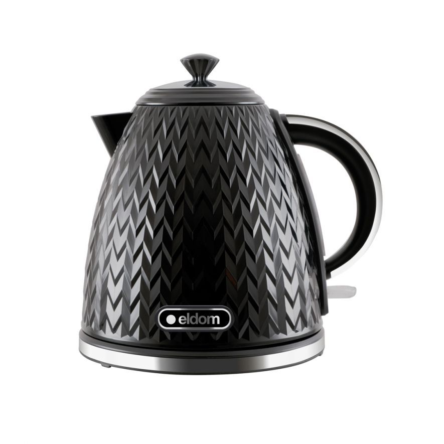 ELDOM C265C NELA Waterkoker - 1.7L, 2000W, Zwart