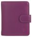 DuDu Lila Damen-Brieftasche aus Naturleder