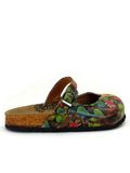 Goby Women Calceo Multicolor Clogs CAL2212 with Buddha